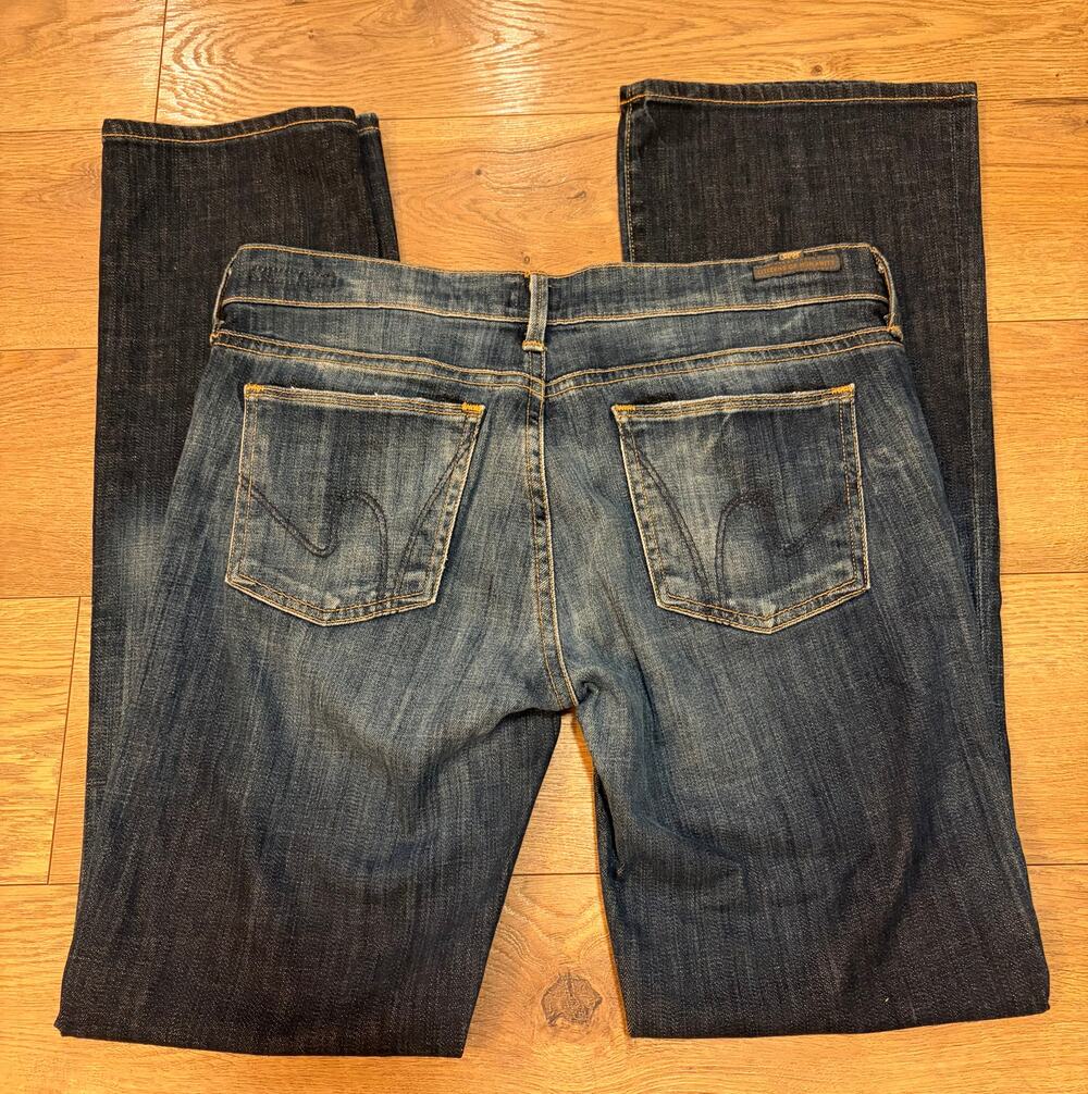 Citizens of Humanity Dita Petite Bootcut Jeans Size 29 Dark Wash Y2K